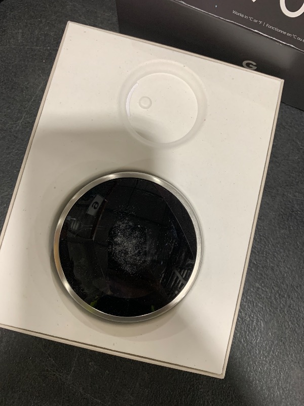 Photo 1 of Google Nest Learning Thermostat (4th gen) + Sensor - Obsidian