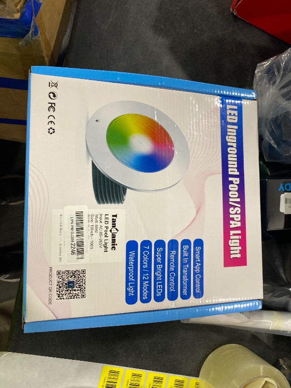 Photo 1 of Tandanic 10" LED Pool Light RGB 60W Color Changing
