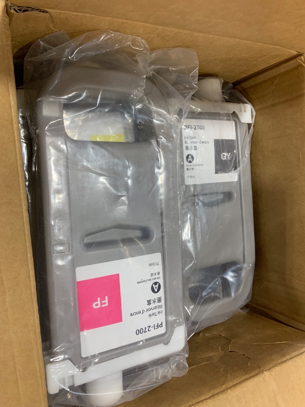 Photo 1 of KSUMEI PFI-2700 Ink Cartridge for Canon ImagePROGRAF (700ml, 11 Pack)