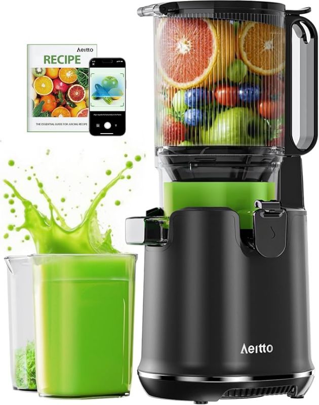 Photo 1 of ECOSELF Juicer Machines Large Capacity - Premium Black
