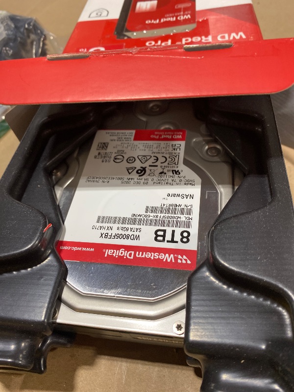 Photo 1 of Western Digital 8TB WD Red Pro NAS Internal Hard Drive HDD