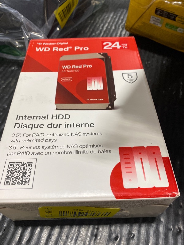 Photo 1 of Western Digital 24TB WD Red Pro NAS Internal Hard Drive