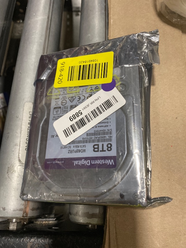 Photo 1 of Western Digital 8TB WD Purple Internal Hard Drive HDD