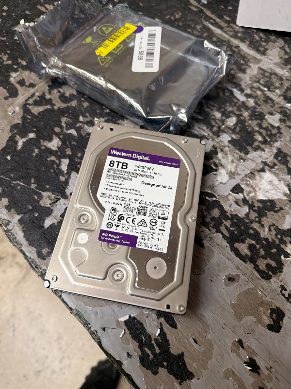 Photo 1 of Western Digital 8TB WD Purple Internal Hard Drive HDD