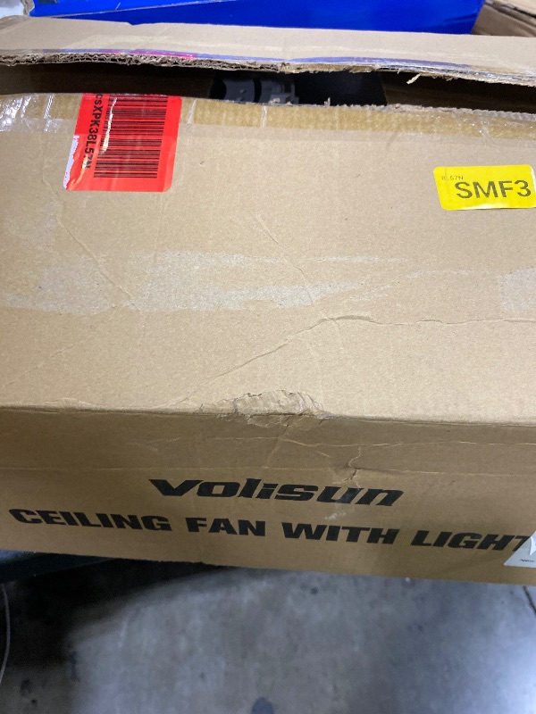 Photo 1 of VOLISUN 23.6in Dimmable Ceiling Fan with Light
