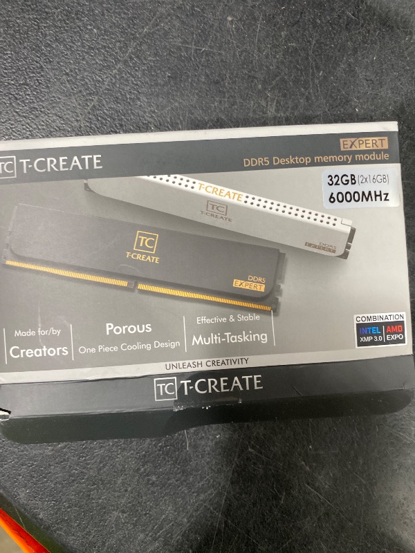 Photo 1 of TEAMGROUP T-Create DDR5 Desktop Memory 32GB Kit
