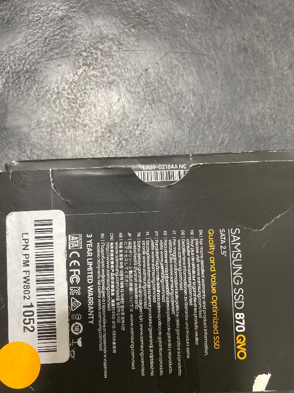 Photo 1 of Samsung 870 QVO 8TB 2.5" Internal SSD