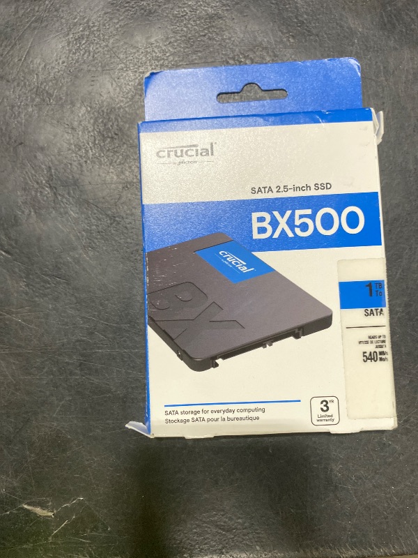 Photo 1 of Crucial BX500 2TB Internal SSD