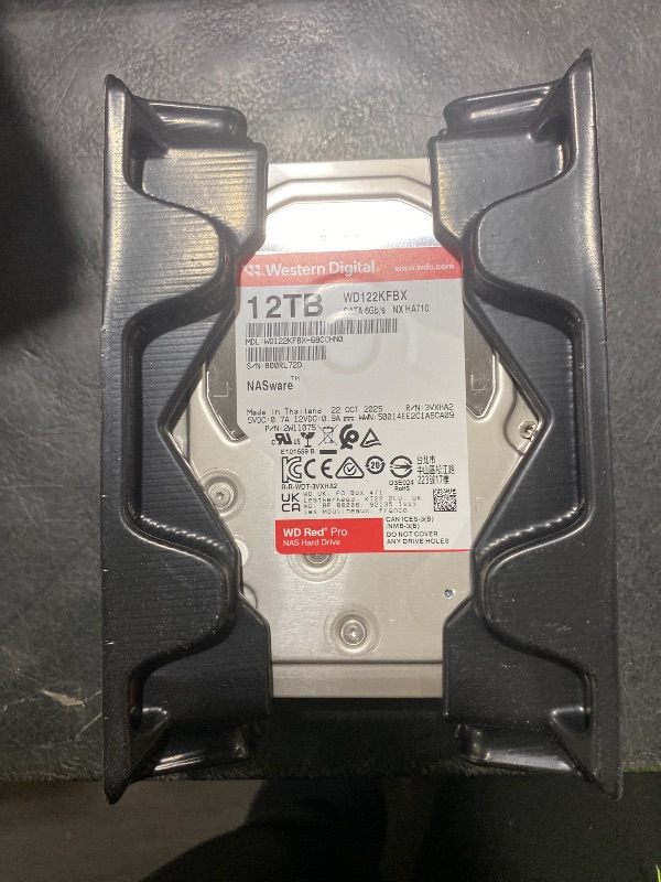Photo 1 of Western Digital 12TB WD Red Pro NAS Internal Hard Drive