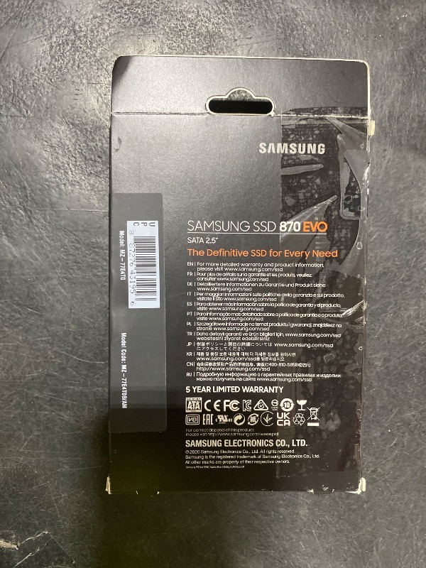 Photo 1 of Samsung 870 EVO 4TB Internal SSD