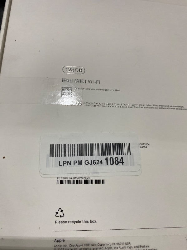 View 6 of Locked Apple iPad 11-inch 128GB Wi-Fi Blue