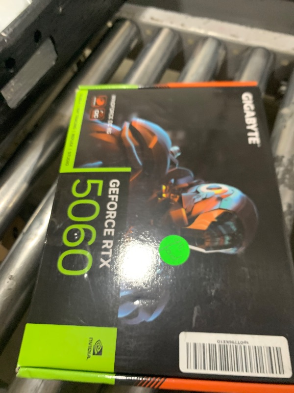 Photo 1 of GIGABYTE GeForce RTX 5060 WINDFORCE OC 8G Graphics Card, Cooling System, 8GB 128-bit GDDR7, PCIe 5.0, Manufactured by NVIDIA, DisplayPort & HDMI - Video Output Interface, GV-N5060WF2OC-8GD Video Card