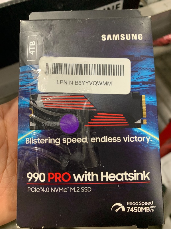 Photo 1 of Samsung SSD 990 PRO 4TB M.2 NVMe PCIe 4.0