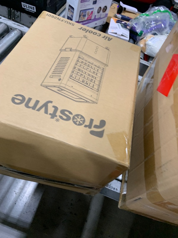 View 2 of Frostyne Portable Evaporative Air Cooler - 3 Gal, 10 Ice Packs, 6 Speeds