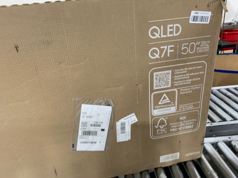 Photo 1 of Samsung 50-Inch Class QLED Q7F Series Samsung Vision AI Smart TV (2025 Model, 50Q7F) Quantum HDR, Object Tracking Sound Lite, Q4 AI Gen1 Processor, 4K upscaling, Gaming Hub, Alexa Built-in