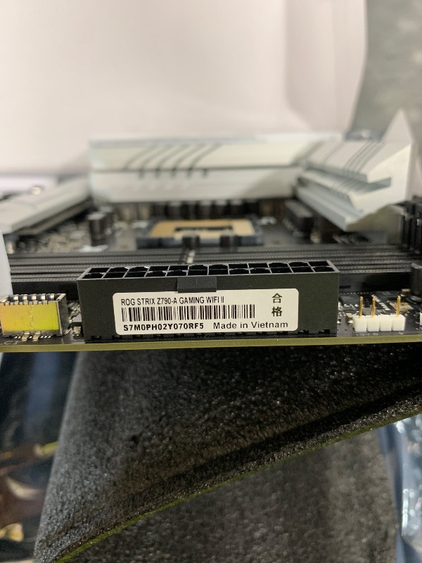 Photo 1 of ASUS ROG Strix Z790-A Gaming WiFi II (WiFI 7) LGA 1700(Intel 14th,13th & 12th Gen) ATX gaming motherboard(16 + 1+2 power stages, DDR5, 5X M.2 slots,