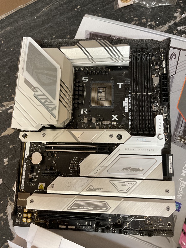Photo 1 of ASUS ROG Strix Z790-A Gaming WiFi II (WiFI 7) LGA 1700(Intel 14th,13th & 12th Gen) ATX gaming motherboard(16 + 1+2 power stages, DDR5, 5X M.2 slots,