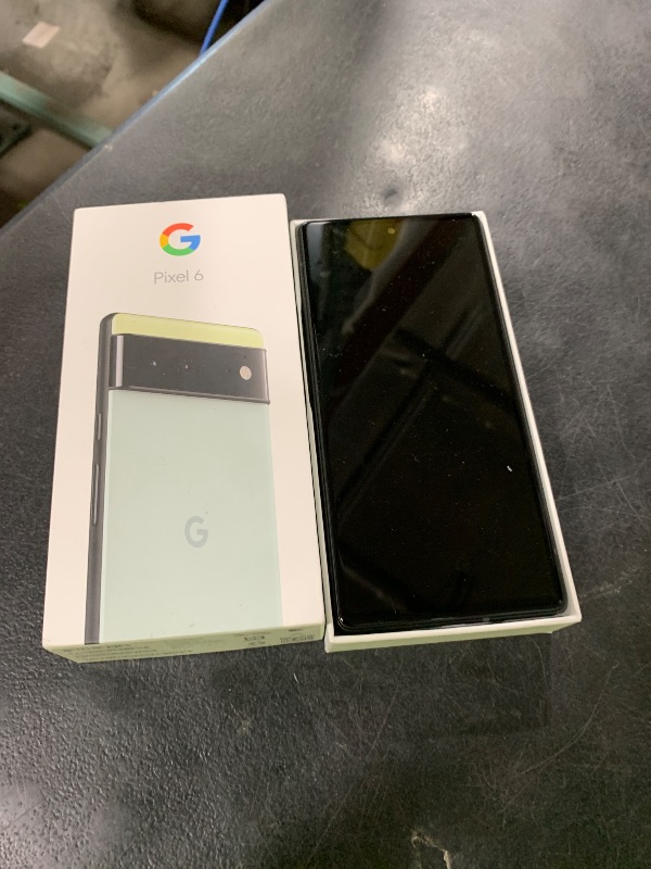 Photo 1 of Google Pixel 6 - 128GB 5G Android Smartphone - Sorta Seafoam