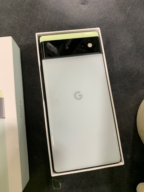 Photo 1 of Google Pixel 6 - 128GB 5G Android Smartphone - Sorta Seafoam