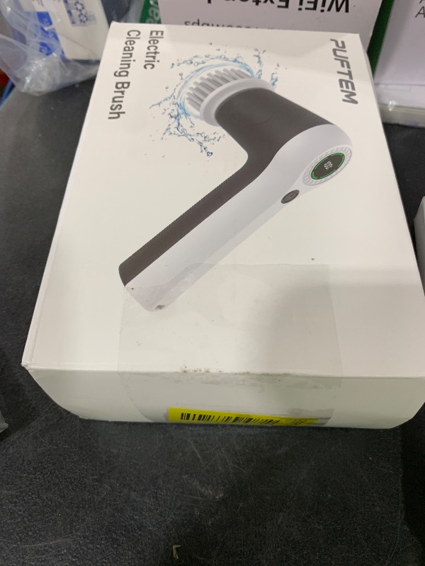 Photo 1 of PUFTEM Electric Spin Scrubber - Cordless, White