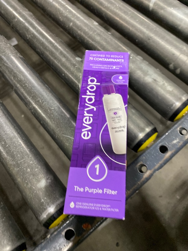 Photo 1 of EveryDrop Whirlpool Refrigerator Filter 1, Purple EDR1RXD1