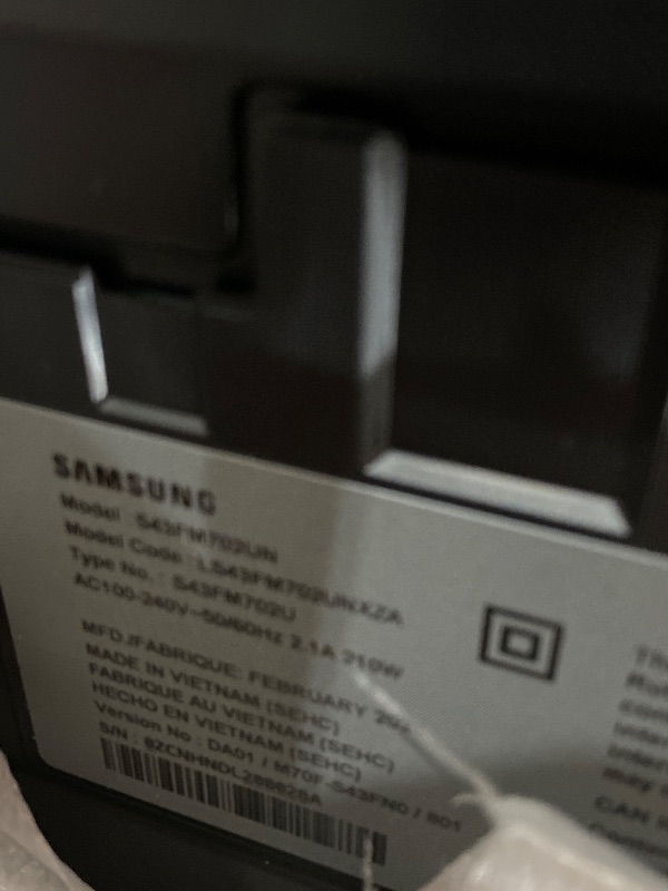 Photo 1 of Samsung 43” M7 (M70F) Series 4K UHD Smart Monitor