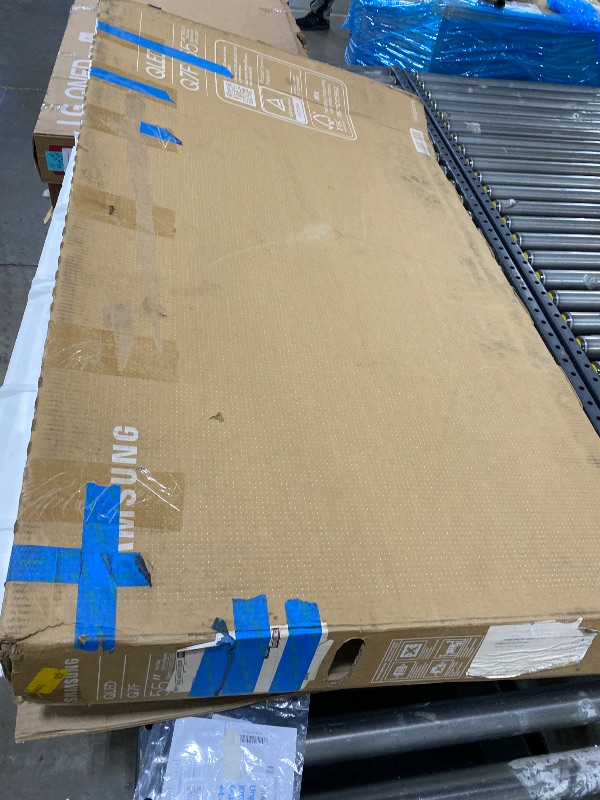 Photo 1 of (SOLD FOR PARTS) Samsung 55-Inch QLED Q7F Series Smart TV (2025 Model)