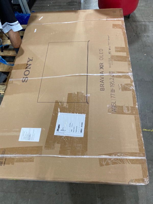 Photo 1 of (SOLD FOR PARTS) Sony QD-OLED 77-inch BRAVIA XR A95L 4K TV