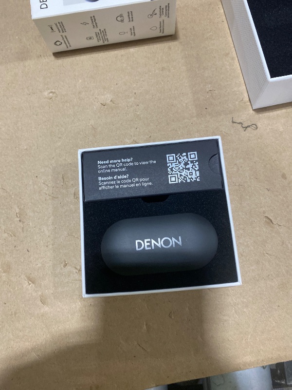 Photo 1 of Denon PerL True Wireless Earbuds, 24Hr Battery Life, Black