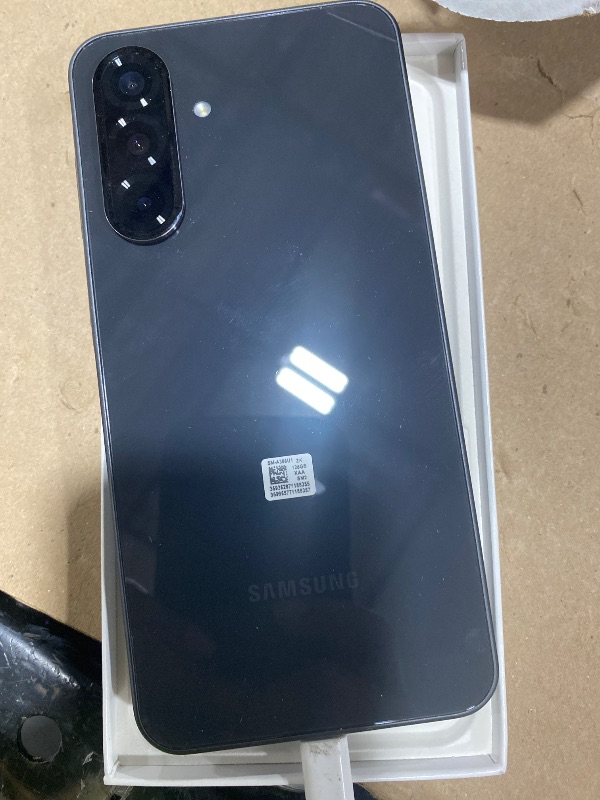 Photo 1 of Samsung Galaxy A36 5G A Series, 128GB Unlocked Android Smartphone, AMOLED Display, Rugged Design, 5G Connectivity, Affordable Performance, US Version, 2025, US 1 Yr Warranty, Awesome Black