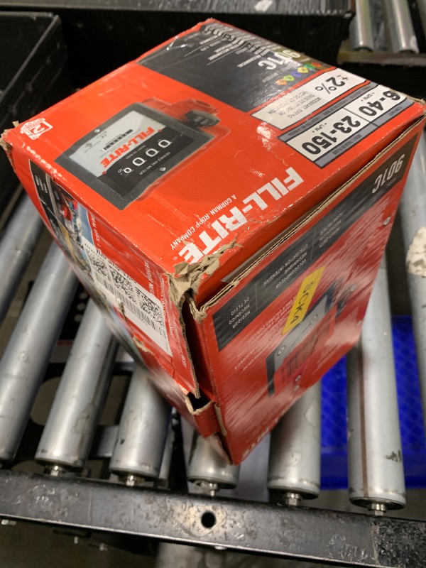 Photo 1 of Fill-Rite 901C 1" 6-40 GPM 4-Digit Mechanical Fuel Transfer Meter in Gallons - Extreme Accuracy Meter for Fleet Fuel Management - Versatile Fluid Compatibility
