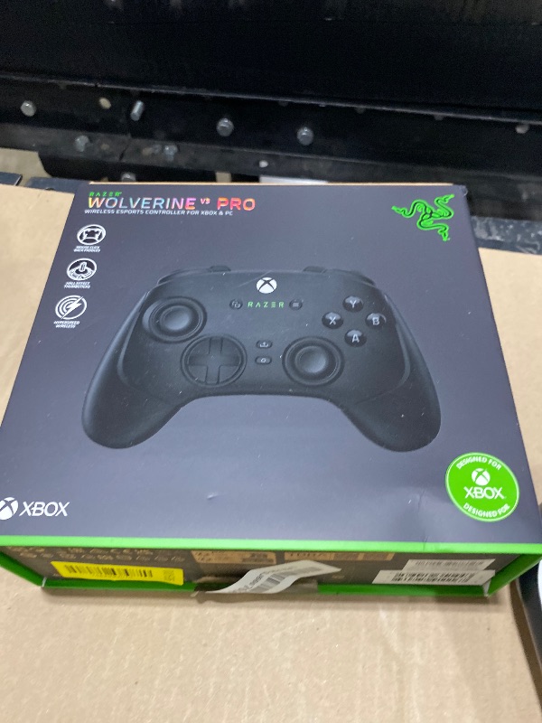 Photo 1 of Razer Wolverine V3 Pro Wireless Gaming Controller: Licensed for Xbox Series X|S, Xbox One, Windows PC - 6 Remappable Buttons - Fast Triggers - Customizable Thumbsticks - Wired Tournament Mode - Black