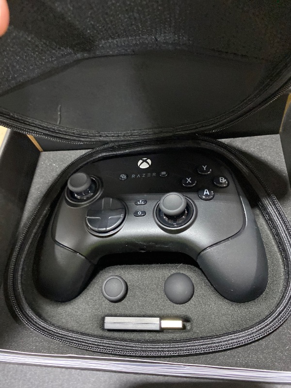 Photo 1 of Razer Wolverine V3 Pro Wireless Gaming Controller: Licensed for Xbox Series X|S, Xbox One, Windows PC - 6 Remappable Buttons - Fast Triggers - Customizable Thumbsticks - Wired Tournament Mode - Black