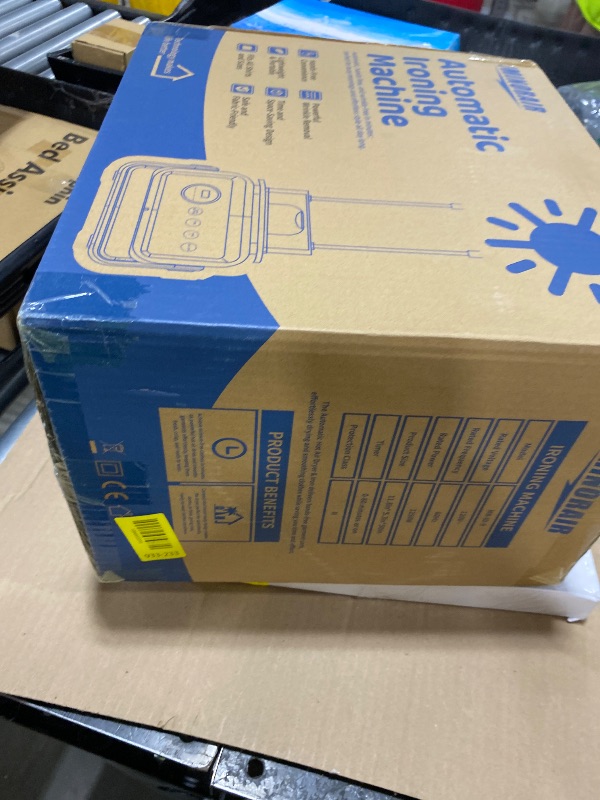 Photo 1 of Airoflux Automatic Ironing Machine, Portable Hands-Free Wrinkle Remover with Remote Control for Shirts & Pants, Gentle on All Fabrics, Ironing Machine Perfect for Apartments, Business Travel