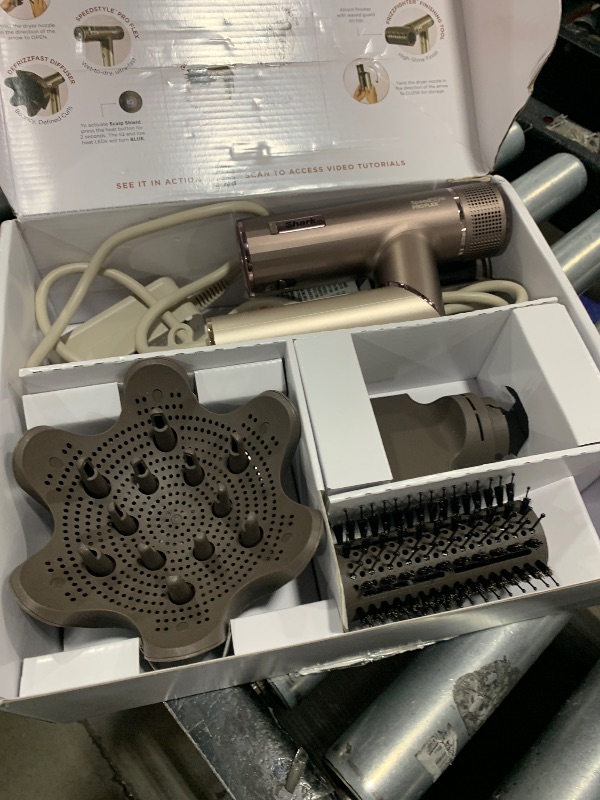 Photo 1 of Shark SpeedStyle Pro Flex High-Velocity Dryer, Scalp Shield, HD542