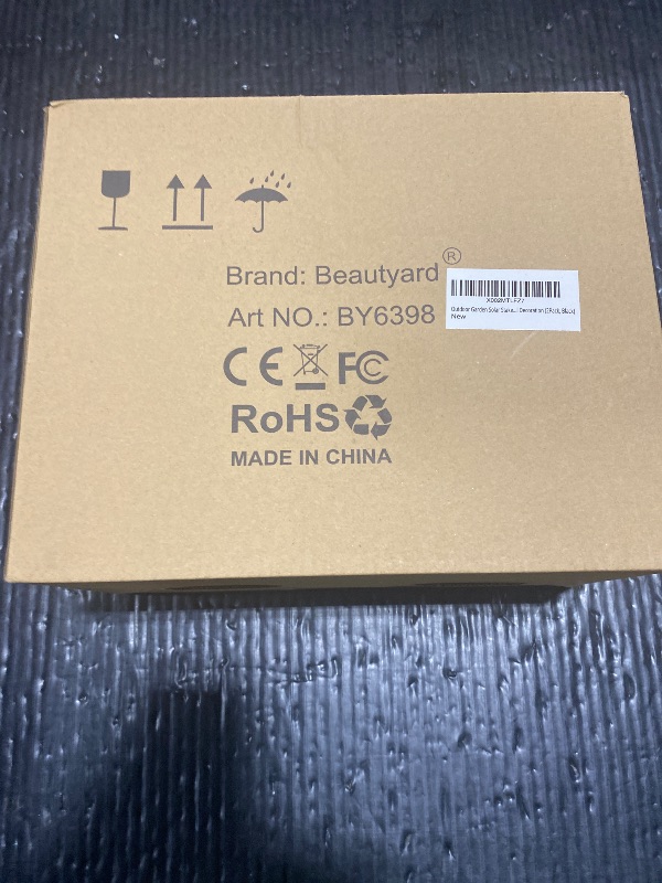 Photo 1 of Beautyard 2-Pack Black Solar Stake Lights
