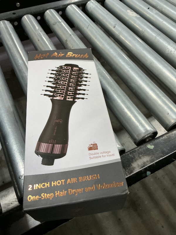 View 2 of 120-240V Travel Hair Dryer Brush with Universal Power Adapter