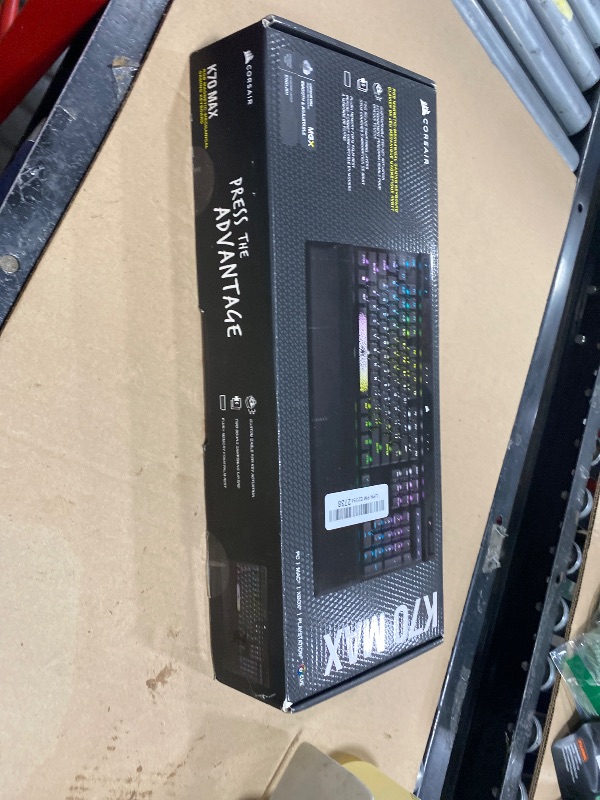 Photo 1 of Corsair K70 MAX RGB Magnetic-Mechanical Gaming Keyboard (Black)