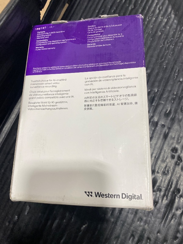 Photo 1 of Western Digital 6TB WD Purple Internal Hard Drive