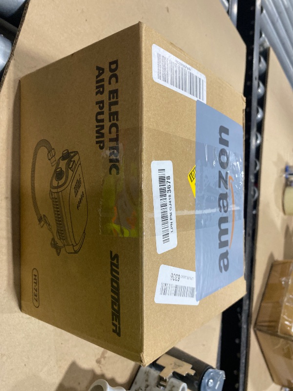 Photo 1 of Swonder Paddle Board Pump, 30% Faster Inflation SUP Pump, Compact & 2.6lb Lightweight Electric Air Pump w/ 20PSI High-Pressure, Dual Stage, Auto-Off & Deflation Function