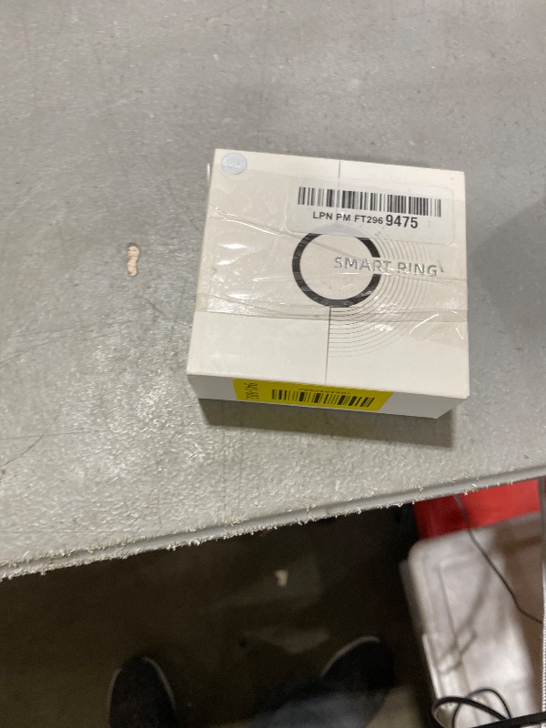 Photo 1 of Aoyool Smart Ring Health & Fitness Tracker, Silver, Size 8