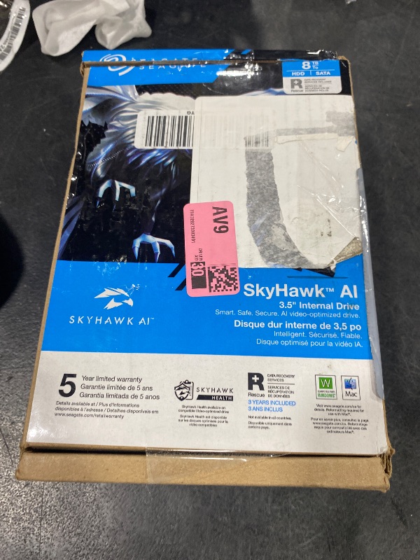 Photo 1 of Seagate SkyHawk AI 8TB Internal Hard Drive