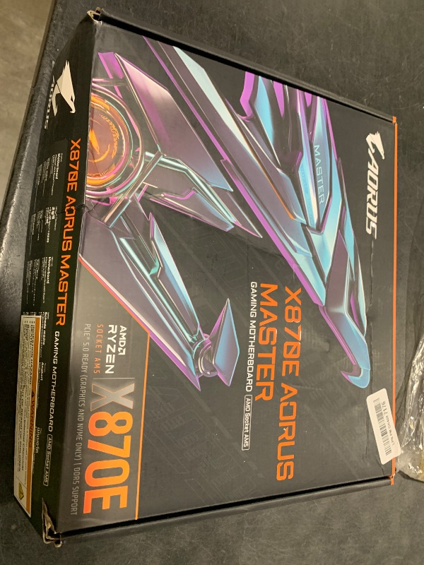 Photo 1 of GIGABYTE X870E AORUS Master Motherboard