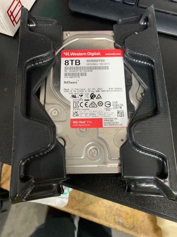 Photo 1 of Western Digital 8TB WD Red Pro NAS Internal Hard Drive HDD