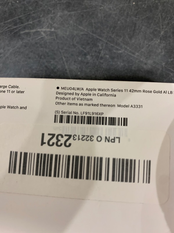 Photo 1 of Apple Watch Series 11 GPS 42mm Smartwatch