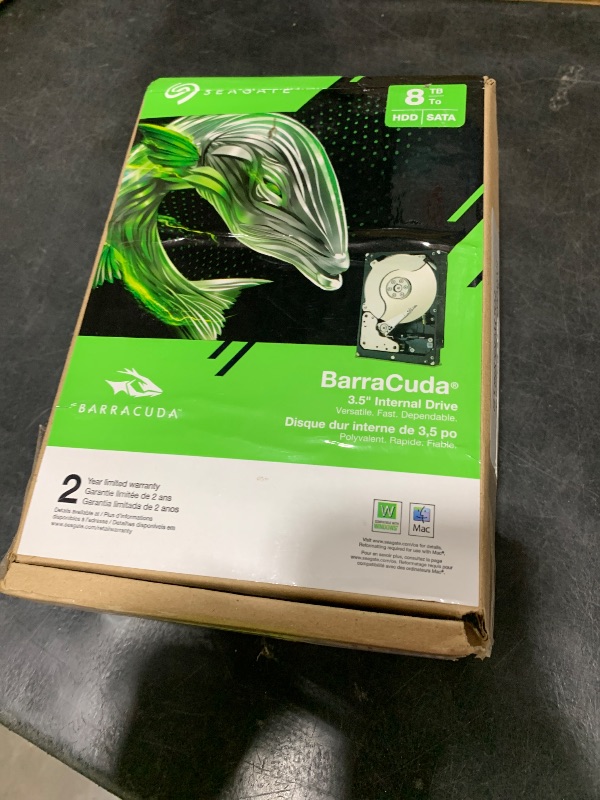 Photo 1 of Seagate 8TB BarraCuda Internal Hard Drive