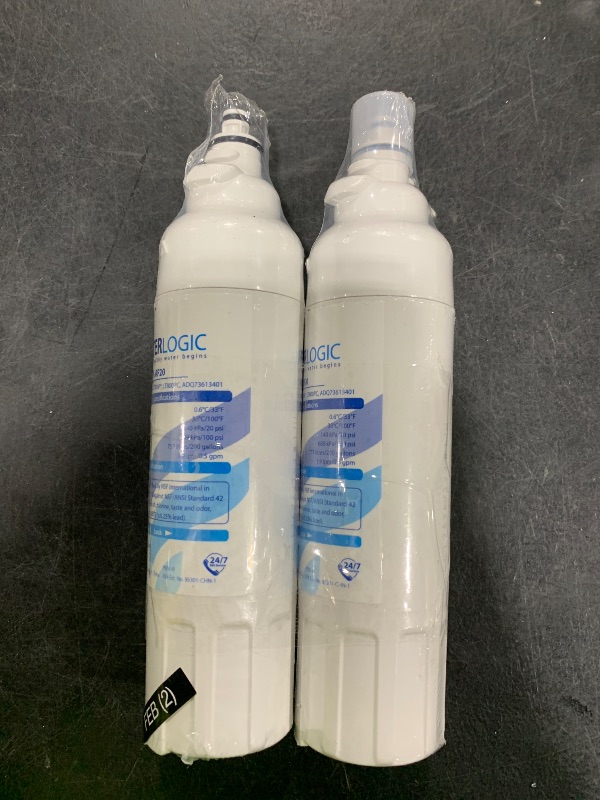 Photo 1 of Waterdrop EDR1RXD1 Refrigerator Water Filter - 2 Pack