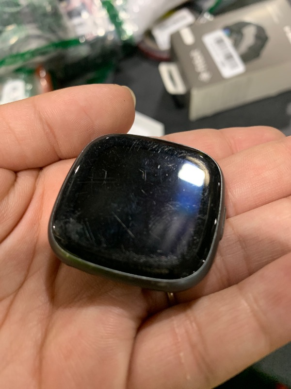 Photo 1 of Google Fitbit Versa 4 Fitness Smartwatch, 24/7 Heart Rate - Black/Graphite