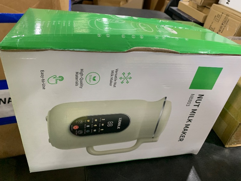 Photo 1 of KIDISLE 10-in-1 Nut Milk Maker Machine & Soup Maker, Self-Clean, 51oz