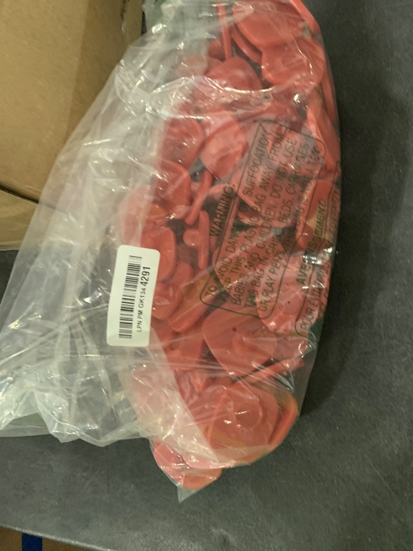 Photo 1 of Aoeeki Square Hard Clothes Anti-Theft Security Tags (Red)